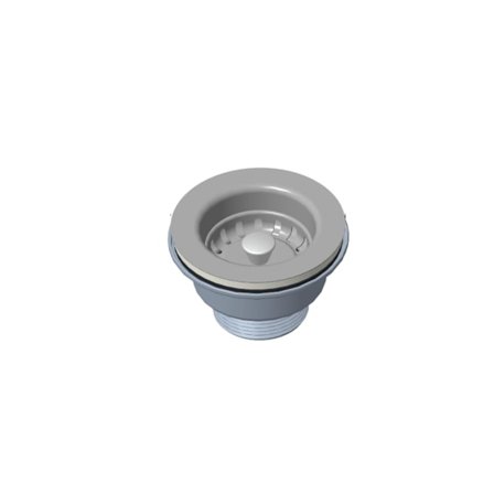 Rustfritt stål vask sil, anti-tett filterhette, 85 gauge