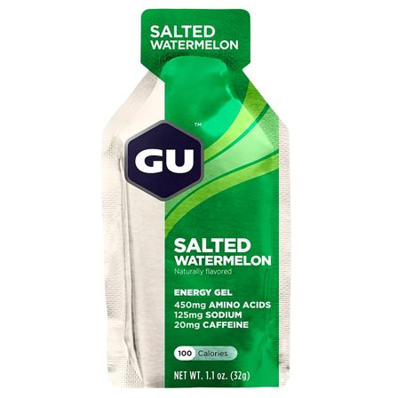 GU Salted Watermelon Gel Salted Watermelon 32 g, Sport & Velvære, Protein & Energi, Energigel