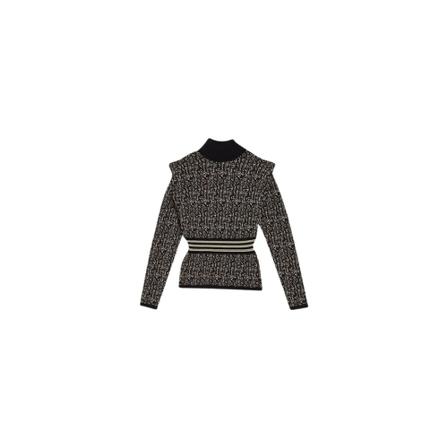 Liu Jo Jacquard Trui , Grijs , Dames , Maat: S