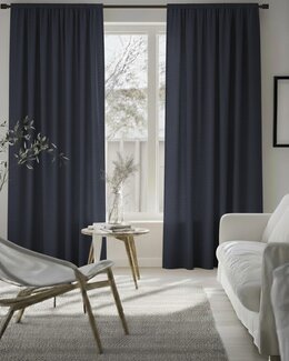 Yhdistelmänauhaverho Allan yksivärinen 2 kpl Mariini