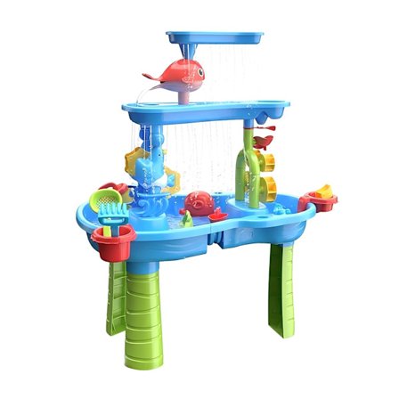 3-lags vandlegebord med tilbehør