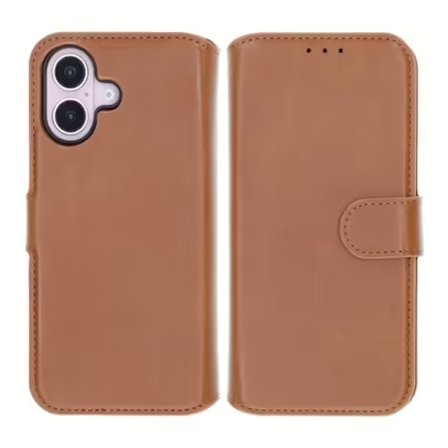 RV Magnetic Wallet Case iPhone 16 Brown