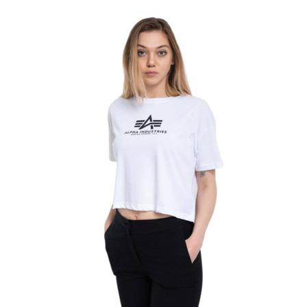 Alpha Industries, Basic T-shirt 116050 Biały, Kobieta, Rozmiar: M