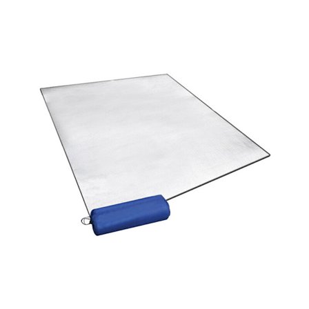 Fuktbeständig matta/utomhuspicknick/bärbar tältmatta resevattentät matta/dubbelsidig aluminiumfilm fuktbeständig matta (200x150CM)