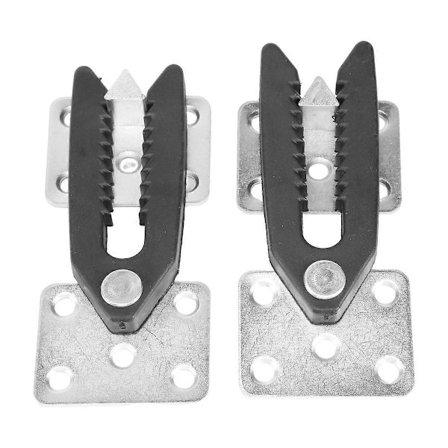 2 st Soffa Sektionsmöbel Kopplingsbeslag Snäpp Alligator Stil