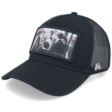 Maggiore - Svart trucker Keps - Unlimited Audrey Black A-Frame Trucker @ Hatstore