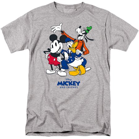 Mickey Mouse & Friends Originals T-shirt för Herrar M Sportgrå Melering
