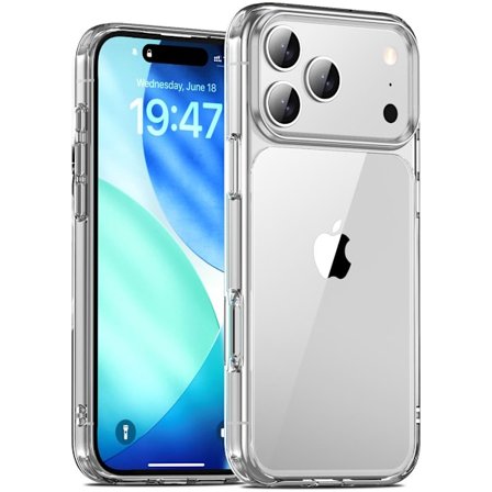 Go Go Gadget - Silikonskal - Lämpligt för iPhone 17 Pro - Ultratunt - Transparent