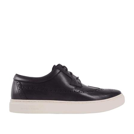 PS By Paul Smith Leather Rupert Brogue Trainers , Zwart , Heren , Maat: 41 EU Sneakers