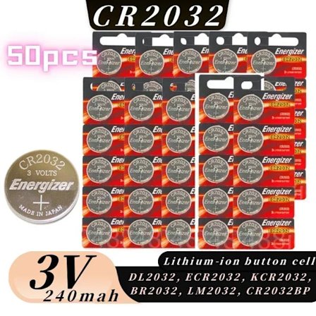 UUSI 5-100 kpl CR2032 cr 2032 DL2032 BR2032 5004LC Akku 3V Lithium Paristo nappiparisto auton avainkelloon, leluihin, kelloparistoihin