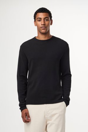 NN.07 Clive 3323 T-Shirt Herren Schwarz Baumwollmix