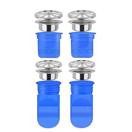 Afløbs Tilbagestrømningsventil 4 Pak Énvejsventil Til Rør I Toilet Badeværelse Gulvafløb Forsegling Mod Lugt Og Insekter 197 I