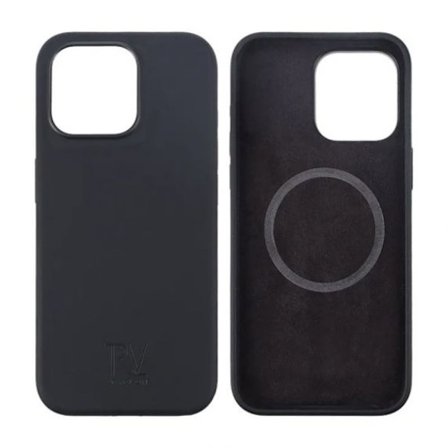 iPhone 15 Pro Max Silikonskal Rvelon MagSafe - Svart