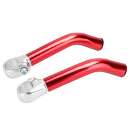 Cykelhandtagsförlängning i aluminiumlegering Ultralätt handtagsände Passar mountainbike 22,2 mm handtag (röd)