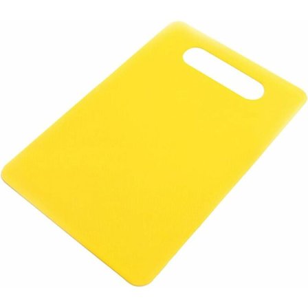 Halksäker Plast Skärbräda Mat Skärblock Verktyg Kök Matlagning Tillbehör för Frukt Grönsaker Gul
