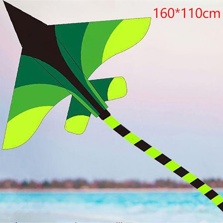 Sarjakuva Lasten leija Sininen Punainen Fighter Rainbow Plane Suuri leija