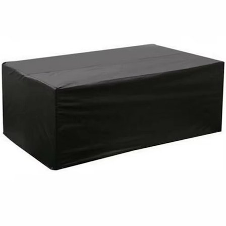 Trädgårdsmöbelskydd, Vattentätt, Slitstarkt, 210D Oxfordtyg, 210*110*75cm, Svart, Skyddande överdrag för trädgårdsbord och stolar, Dammtätt Vattentätt