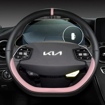 Billäderrattkåpa 38cm för kompatibel med kia k5 kx5 k2 k3 gt brand rio cerato sportage stinger ev6 ev6 gt ev6 gt-line 2021 2022