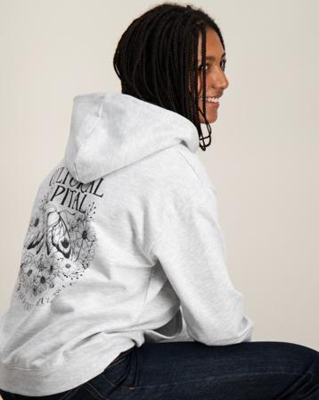 Grunt Regina Hood Sweat Weiß Hoodies/Kapuzenpullover Mädchen - Kidsbrandstore