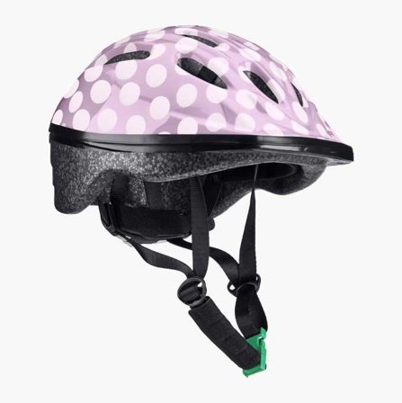Biltema - Sykkelhjelm for barn rosa bobler