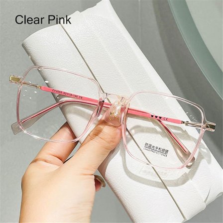 Anti-Blue Light Glasögon Retro Clear Ram Anti-strålningsglasögon