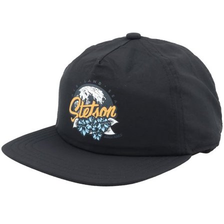 Stetson - Svart snapback Keps - Baseball Cap Fast Dry Black Snapback @ Hatstore