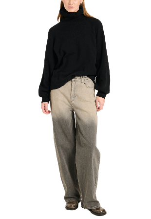 Gestuz Manzigz Wool Pullover Tröjor Dam Svart M