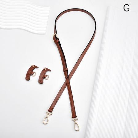 1Set Laukkuhihna Mini-rei'ittämättömälle Nahkaiselle Olkahihnalle Brown