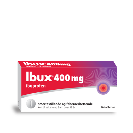 Ibux 400 mg tabletter 20 stk