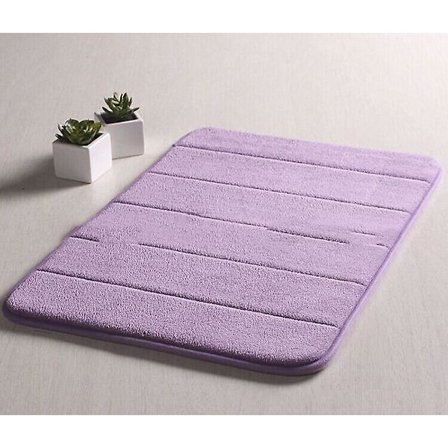 Dørmåtte til hjemmet Koral Fleece Bademåtte Tæppe Memory Foam Badeværelsesmåtte