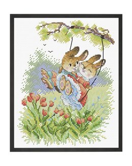 Broderikit Tavla En Rolig Stund