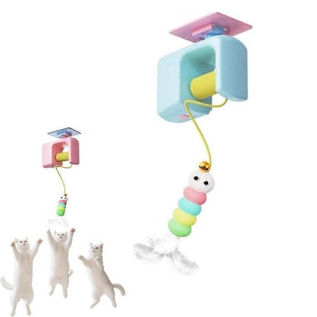 Celery Pets Autobounce USB-C Tak-Kattretare, Meowvo Tak-Kattretare