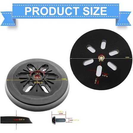 150 mm slibepude - Til Bosch GEX 150 AC, PEX 15 AE, GEX 150 Tur