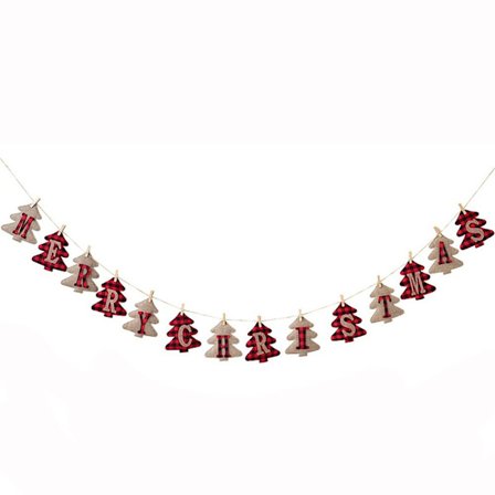 Jul hengende flagg Julebannere hengende ornamenter