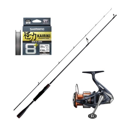 Shimano Zodias Spinning 268ML2 & Nasci Combo