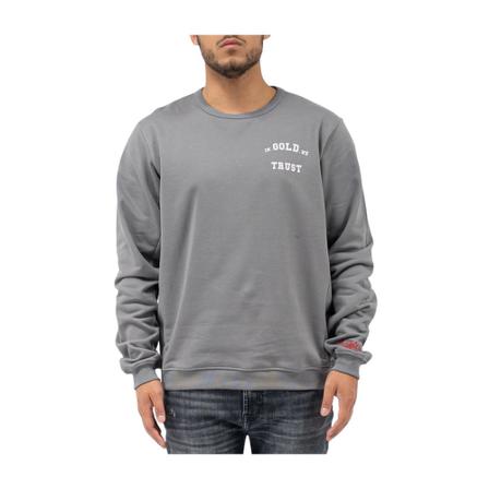 In Gold We Trust The Slim Light sweatshirt , Grijs , Heren , Maat: 3XL