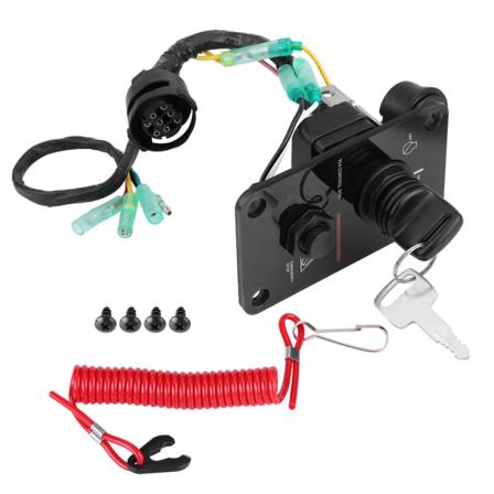 12V enkel nyckelbrytare panelenhet för Yamaha Outboard Yacht 704-82570-12-00