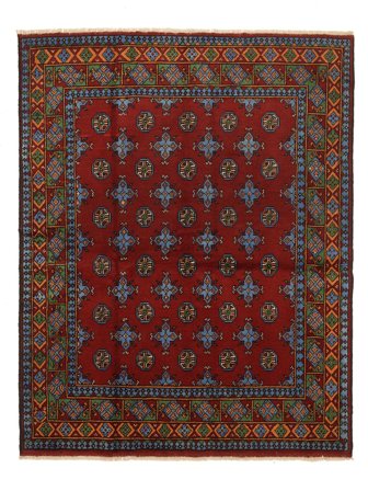 Håndknyttet Afghan Fine 153X193 Uldtæppe Lille