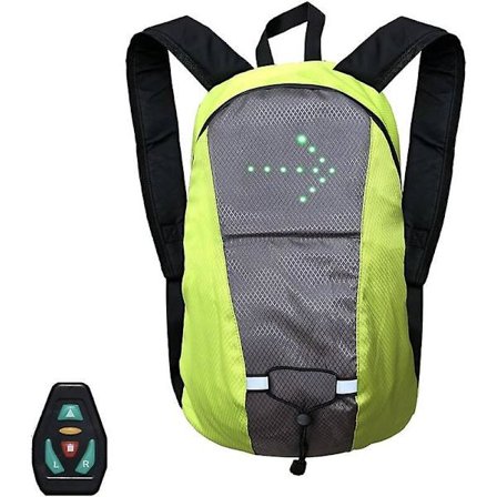 Mordely Cycling Backpack Led Flash Cycling Backpack Waterproof Cycling Backpack Safety Reflective Vest Men Women Night Running Cycling