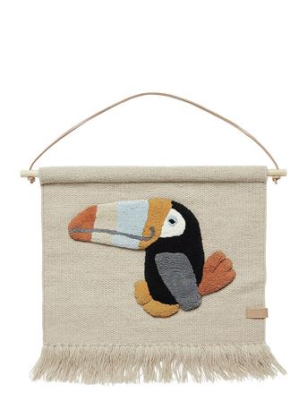 Toucan Wallhanger Home Kids Decor Wall Decors Beige OYOY MINI