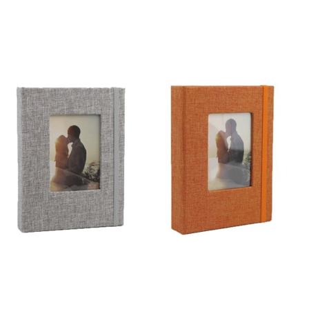 2 stk Linomslag Fotoalbum 6-tommers Childhood Album GRØNN&SORT green&black