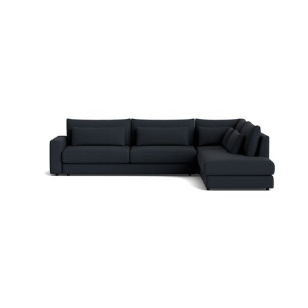 Sevilla hjørnesofa, højrevendt - Loop Mørkeblå - 325x240x85 - Sofa, hjørnesofa