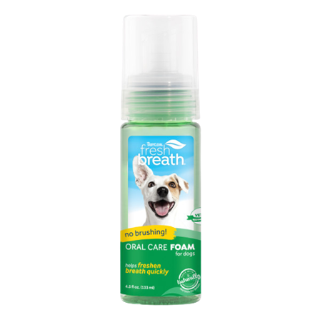 TropiClean - Fresh Mint Foam 133 ml - Hund - Hundepleie & kosttilskudd - Tannpleie - ZOO.no