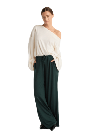 Residus Grey Pants Byxor Dam Grön XS