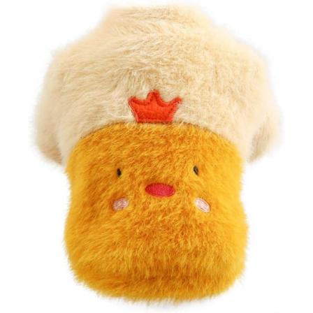 Liten Hundblommiga Tröjor Valp Fleece Tröja Kläder