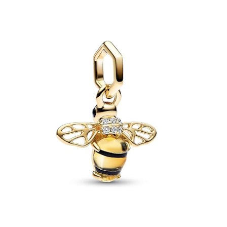 Pandora Moments - 14K Guld Hästsko Berlock - Bi, Levereras med full presentförpackning.