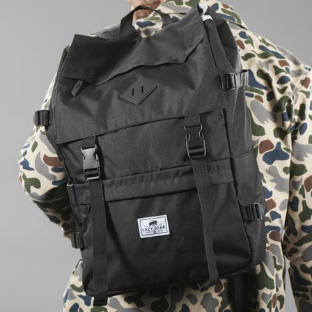 Lance Black Backpack for Men - Backpacks