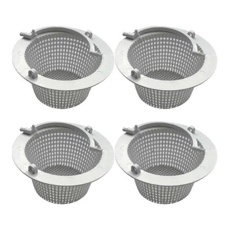 Universal Erstatnings Skimmerkurv Plast Skimmere til Overjordisk Pool 4-pak