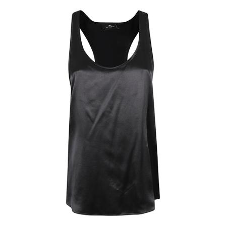 Etro Sleeveless Tops Sort, Dame