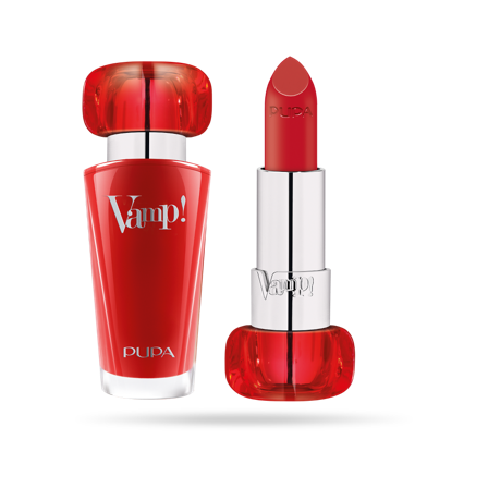 Pupa Vamp! Lipstick Rossetto Volumizzante 3,5g Iconic Red 303